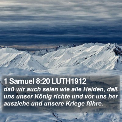 1 Samuel 8:20 LUTH1912 Bible Verse Image