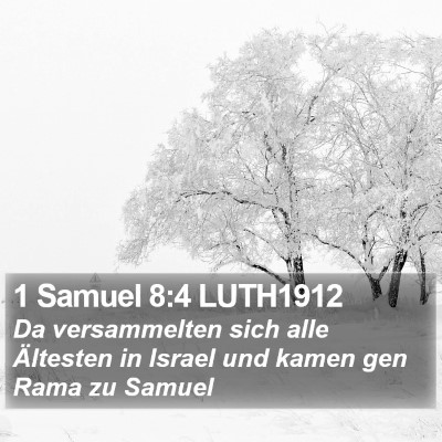 1 Samuel 8:4 LUTH1912 Bible Verse Image