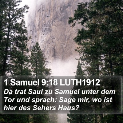 1 Samuel 9:18 LUTH1912 Bible Verse Image