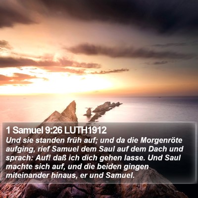 1 Samuel 9:26 LUTH1912 Bible Verse Image