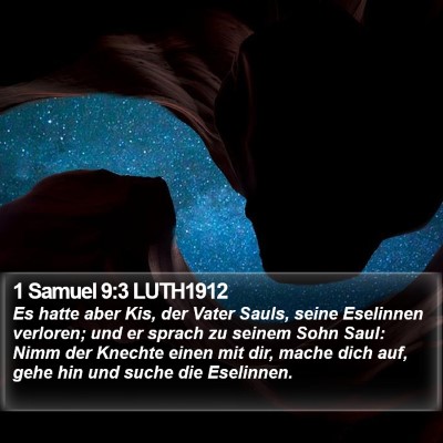 1 Samuel 9:3 LUTH1912 Bible Verse Image