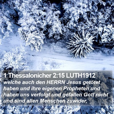 1 Thessalonicher 2:15 LUTH1912 Bible Verse Image