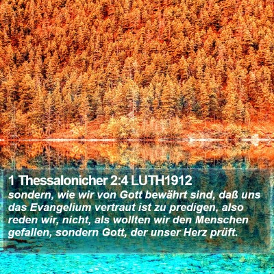 1 Thessalonicher 2:4 LUTH1912 Bible Verse Image