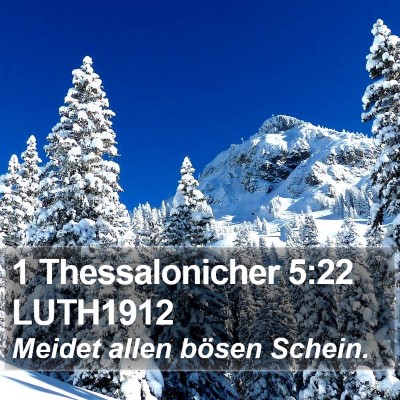 1 Thessalonicher 5:22 LUTH1912 Bible Verse Image