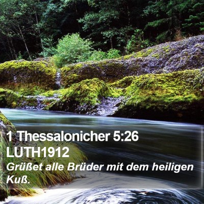 1 Thessalonicher 5:26 LUTH1912 Bible Verse Image