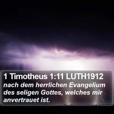 1 Timotheus 1:11 LUTH1912 Bible Verse Image