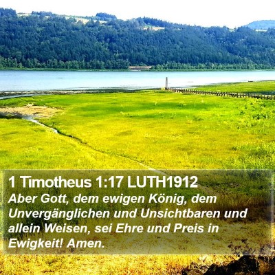 1 Timotheus 1:17 LUTH1912 Bible Verse Image