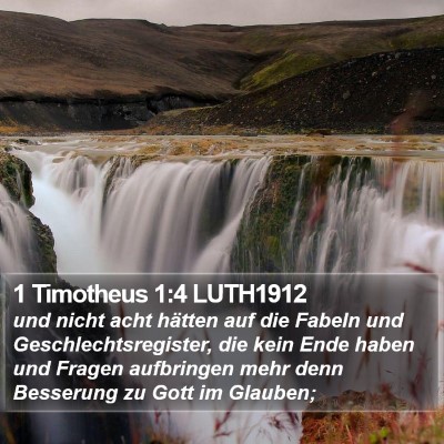 1 Timotheus 1:4 LUTH1912 Bible Verse Image