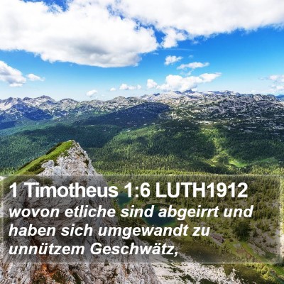 1 Timotheus 1:6 LUTH1912 Bible Verse Image