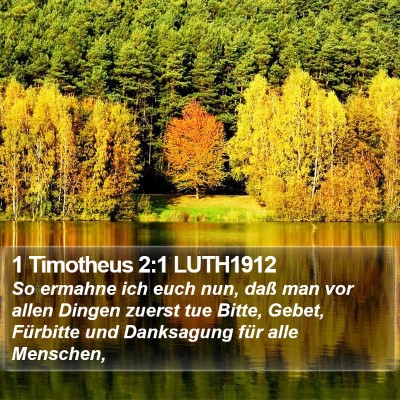 1 Timotheus 2:1 LUTH1912 Bible Verse Image