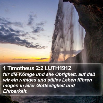 1 Timotheus 2:2 LUTH1912 Bible Verse Image