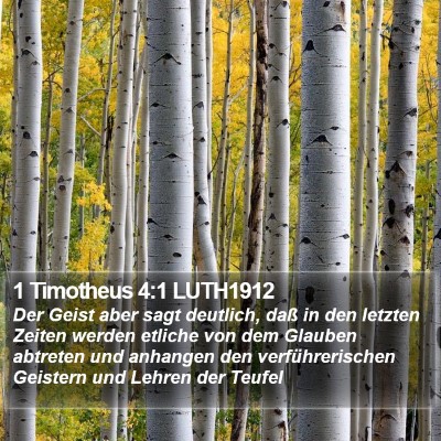 1 Timotheus 4:1 LUTH1912 Bible Verse Image