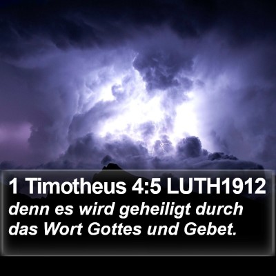 1 Timotheus 4:5 LUTH1912 Bible Verse Image