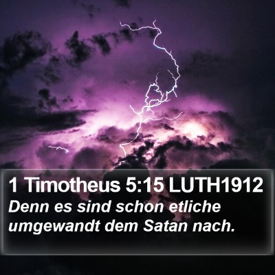 1 Timotheus 5:15 LUTH1912 Bible Verse Image