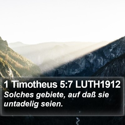 1 Timotheus 5:7 LUTH1912 Bible Verse Image
