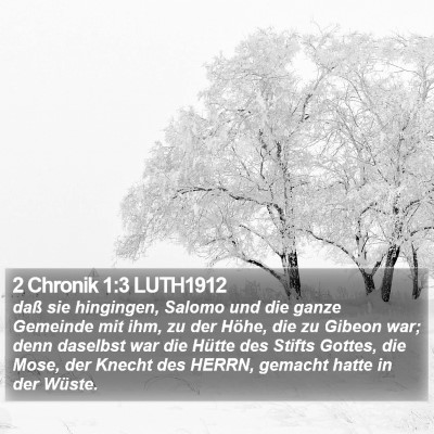 2 Chronik 1:3 LUTH1912 Bible Verse Image