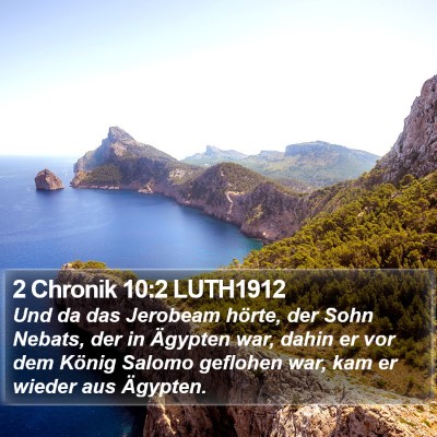 2 Chronik 10:2 LUTH1912 Bible Verse Image