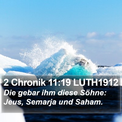 2 Chronik 11:19 LUTH1912 Bible Verse Image