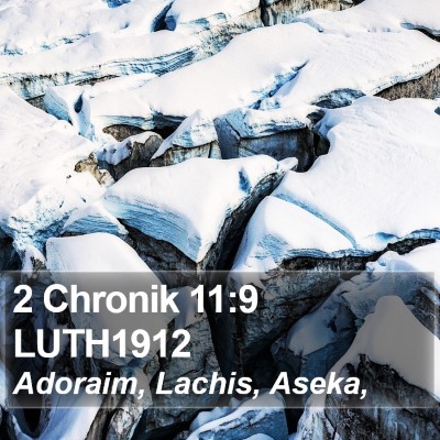 2 Chronik 11:9 LUTH1912 Bible Verse Image