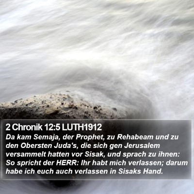 2 Chronik 12:5 LUTH1912 Bible Verse Image