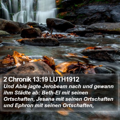 2 Chronik 13:19 LUTH1912 Bible Verse Image
