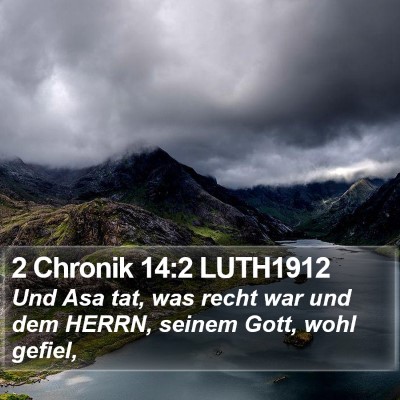 2 Chronik 14:2 LUTH1912 Bible Verse Image