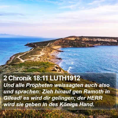 2 Chronik 18:11 LUTH1912 Bible Verse Image