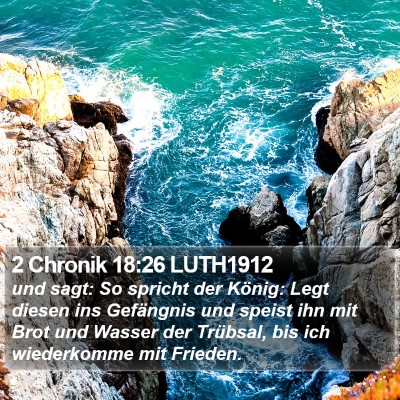 2 Chronik 18:26 LUTH1912 Bible Verse Image