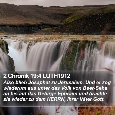 2 Chronik 19:4 LUTH1912 Bible Verse Image
