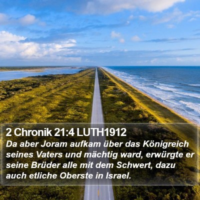 2 Chronik 21:4 LUTH1912 Bible Verse Image