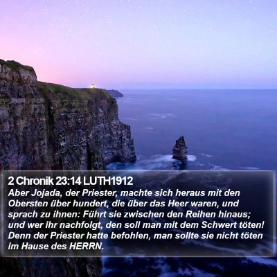 2 Chronik 23:14 LUTH1912 Bible Verse Image