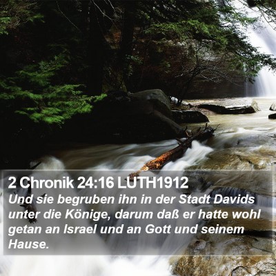 2 Chronik 24:16 LUTH1912 Bible Verse Image