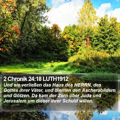 2 Chronik 24:18 LUTH1912 Bible Verse Image