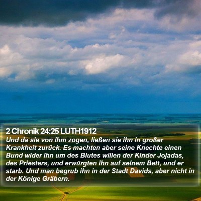 2 Chronik 24:25 LUTH1912 Bible Verse Image