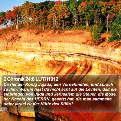 2 Chronik 24:6 LUTH1912 Bible Verse Image