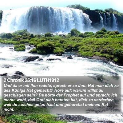 2 Chronik 25:16 LUTH1912 Bible Verse Image
