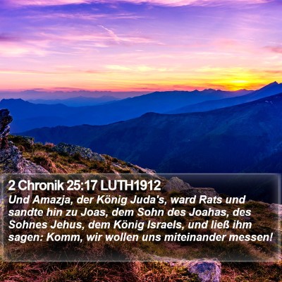 2 Chronik 25:17 LUTH1912 Bible Verse Image