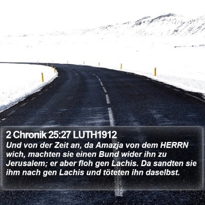 2 Chronik 25:27 LUTH1912 Bible Verse Image