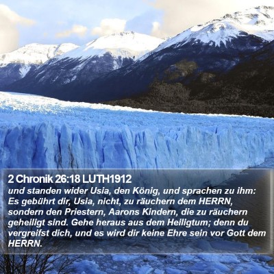 2 Chronik 26:18 LUTH1912 Bible Verse Image