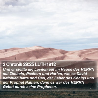 2 Chronik 29:25 LUTH1912 Bible Verse Image