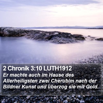 2 Chronik 3:10 LUTH1912 Bible Verse Image