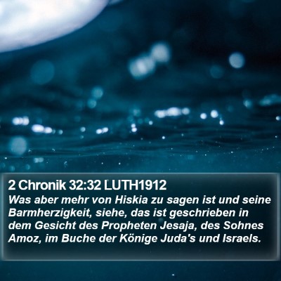 2 Chronik 32:32 LUTH1912 Bible Verse Image