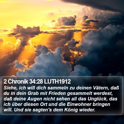 2 Chronik 34:28 LUTH1912 Bible Verse Image
