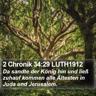 2 Chronik 34:29 LUTH1912 Bible Verse Image