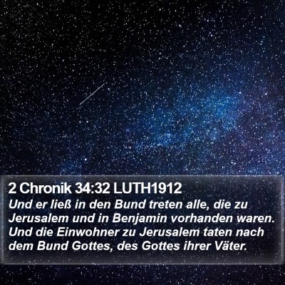 2 Chronik 34:32 LUTH1912 Bible Verse Image