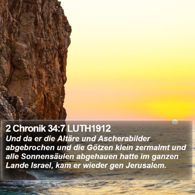 2 Chronik 34:7 LUTH1912 Bible Verse Image