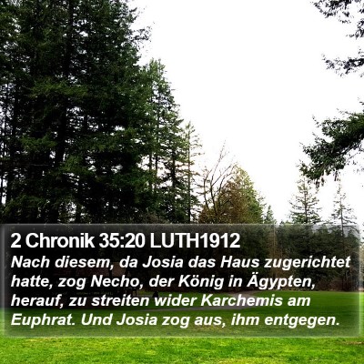 2 Chronik 35:20 LUTH1912 Bible Verse Image