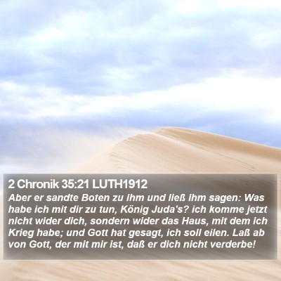 2 Chronik 35:21 LUTH1912 Bible Verse Image