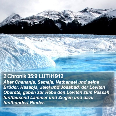 2 Chronik 35:9 LUTH1912 Bible Verse Image