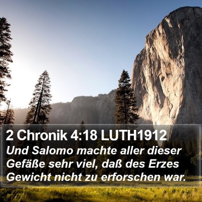 2 Chronik 4:18 LUTH1912 Bible Verse Image